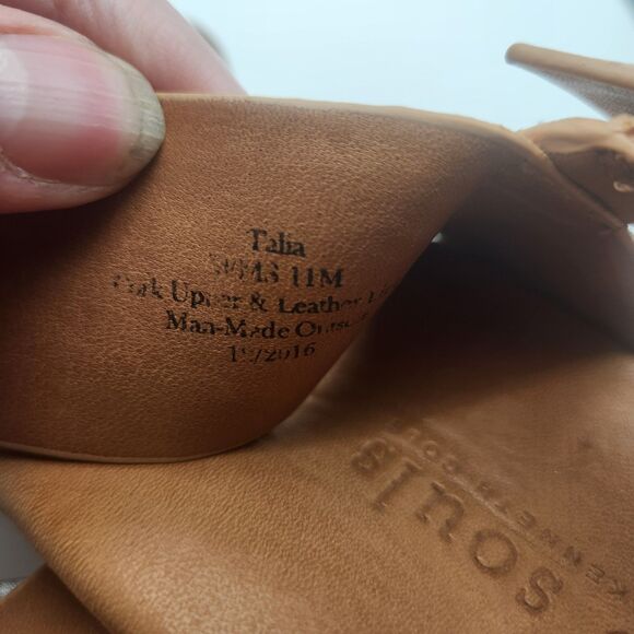 Gentle Souls By Kenneth Cole Women’s 11 M Beige Talia Sandals Ankle Strap Heels - Picture 8 of 8